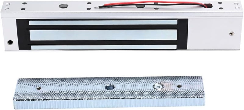 YANWIN Electromagnetic Lock Waterproof 600LBS 280KG Holding Force with Z and L Bracket Electric Magnetic Door Lock 12V Fail Safe NC Mode for Access Control System - Image 2